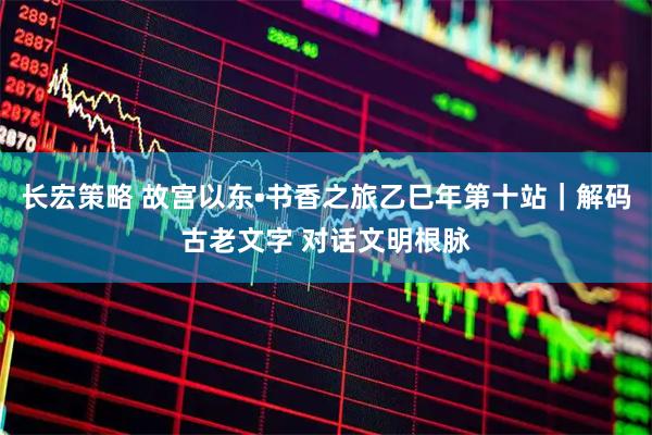 长宏策略 故宫以东•书香之旅乙巳年第十站｜解码古老文字 对话文明根脉